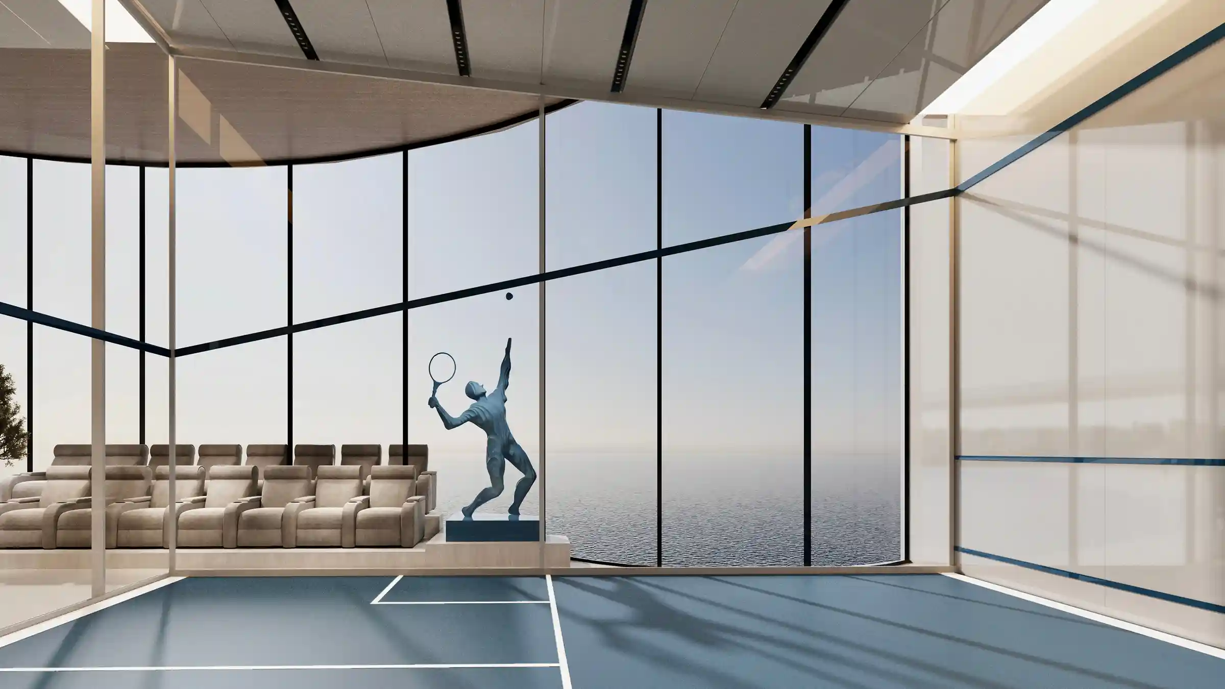 agua residences interior view