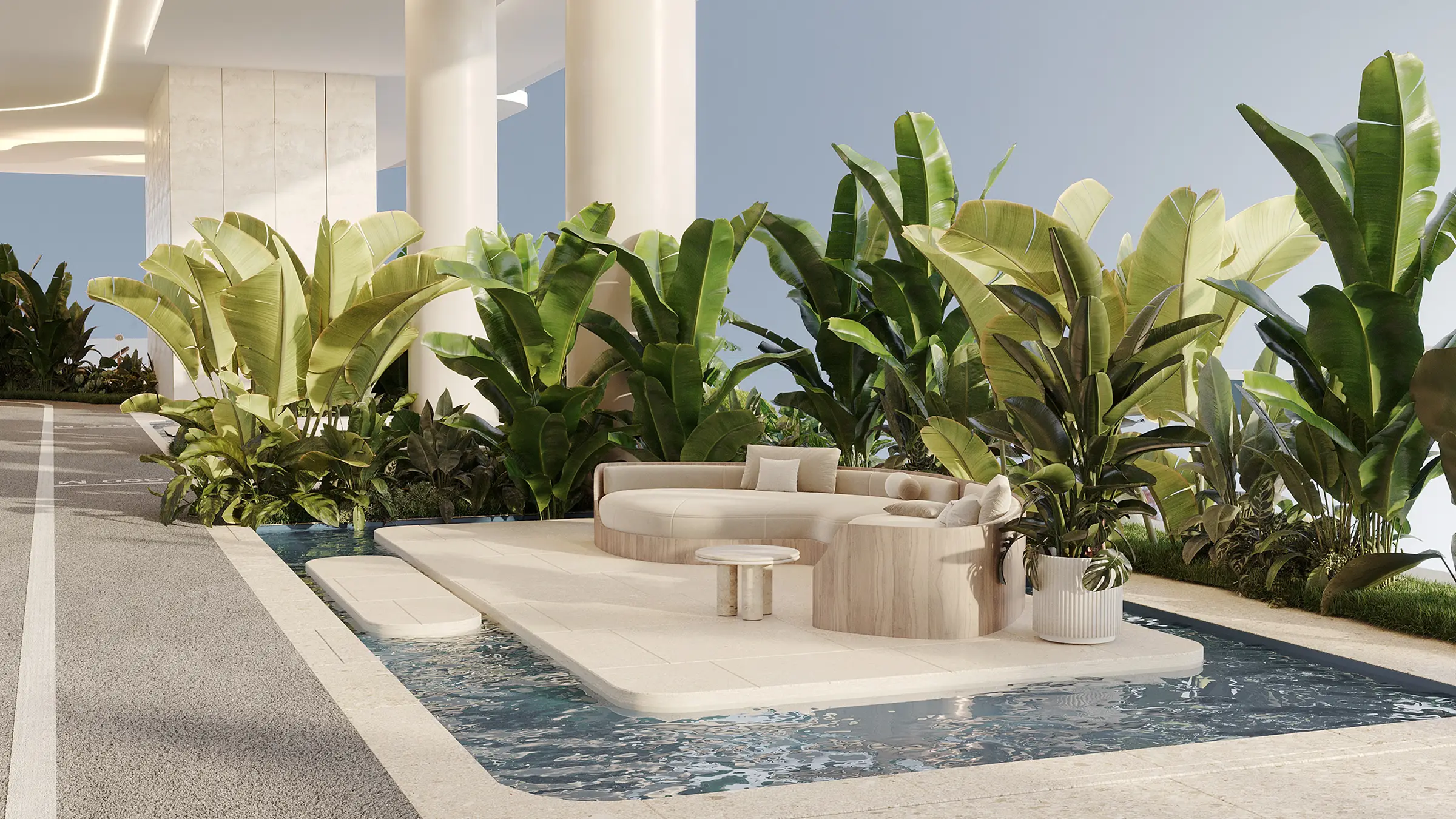 Lagoon Viewing Decks and Reading Pergolas